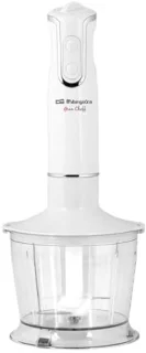 Staafmixer met hakmolen, garde en maatbeker - 800 watt, 2 snelheidsniveaus, RVS