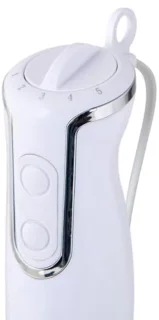 Staafmixer met hakmolen, garde en maatbeker - 800 watt, 2 snelheidsniveaus, RVS