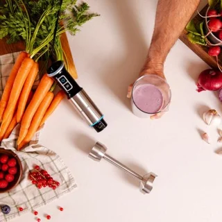 Hand Blender 1100W met Turbofunctie en XL Voet