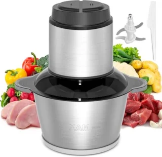 Krachtige 6 in 1 Staafmixer Set met Verwisselbare Snelheid en Spatbescherming voor Smoothies, Soepen, Groenten, IJs en Jam