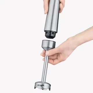 GTB® Staafmixer Set - Staafmixer Braun - Staafmixer met Hakmolen - Zwart en Zilver - 39cm x 6cm x 6cm
