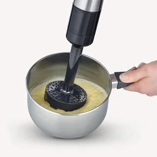GTB® Staafmixer Set - Staafmixer Braun - Staafmixer met Hakmolen - Zwart en Zilver - 39cm x 6cm x 6cm