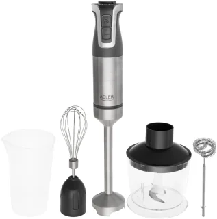 Adler - Staafmixer - Multifunctioneel - 1800W - Turbofunctie - AD 4627 g - Grijs