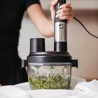 TEAM CUISINE 6-in-1 Multifuctionele Staafmixer - Handblender - Foodprocessor - Hakmolen - Garde - 800Watt