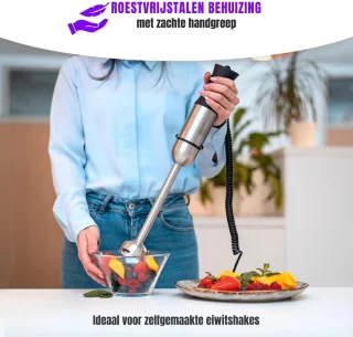 MMP®Mixer staafmixer - Mixer - Mixer handmixer - Zwart - ‎15cm x 37cm x 8 cm