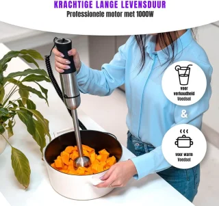 MMP®Mixer staafmixer - Mixer - Mixer handmixer - Zwart - ‎15cm x 37cm x 8 cm