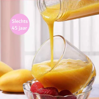 Blender - Staafmixer - Mixer - Incl 6 Roestvrijstalen Mesbladen - 380ml Inhoud - USB Oplaadbaar - Compact- nutribullet - blender smoothie- 380 ml