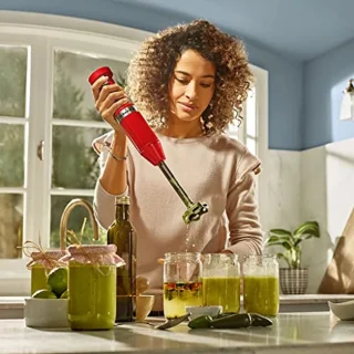 Draadloze staafmixer met krachtige accu - Ergonomisch en lichtgewicht