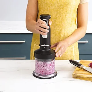 3-in-1 Hand Blender en Mixer met Chopper - 850W, Diverse Snelheden, Afwasmachinebestendige Onderdelen