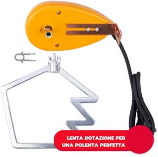 Koperen Pot 26 cm - Polenta Mixer en Jam Roerwerk met Elektromotor