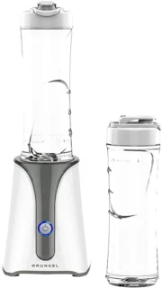 Mini blender 350 W voor smoothies en sauzen met 750 ml kan en 2 draagbare flessen