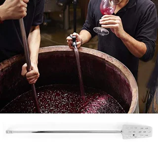 Bier en Wijn Roerder van RVS 304 - Ergonomische Paddle voor Thuisbrouwen en Mixen