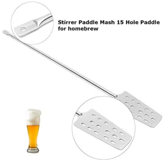 Bier en Wijn Roerder van RVS 304 - Ergonomische Paddle voor Thuisbrouwen en Mixen
