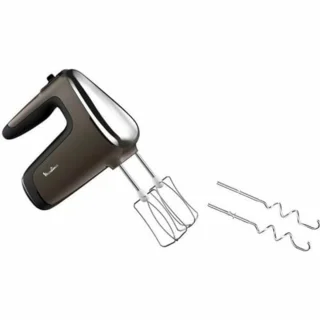 Stille Handmixer 600W met Snelheidsregelaar, Turbo-functie, Roestvrijstalen Mixvoet en Mini-Hakmolen