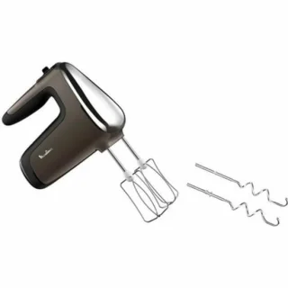Stille Handmixer 600W met Snelheidsregelaar, Turbo-functie, Roestvrijstalen Mixvoet en Mini-Hakmolen