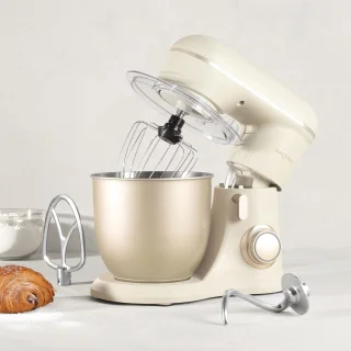 Elektrische Standmixer met 4 Liter Mengkom - 10 Snelheden, Pulse Functie, Spatbescherming en Accessoires