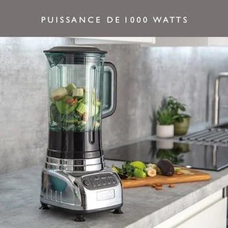 Elektrische Blender voor Smoothies en Soepen - 2L Capaciteit met 7 standen en IJs Crush