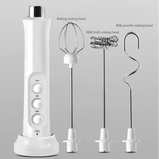 3 in 1 draadloze staafmixer wit USB