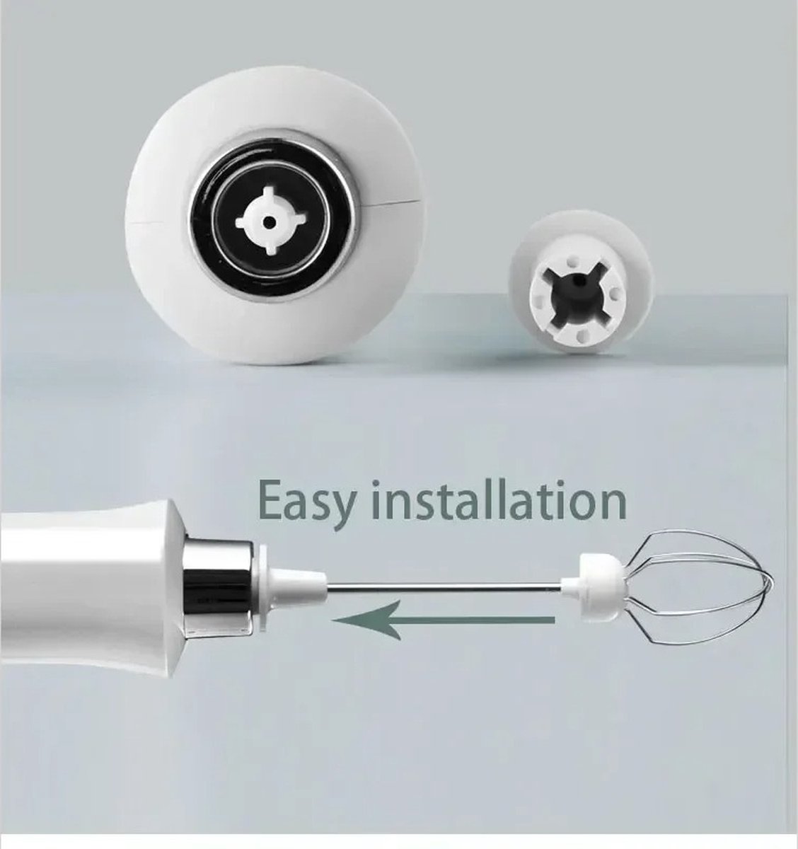3 in 1 draadloze staafmixer wit USB