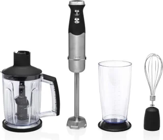 3-in-1 RVS Staafmixer Set