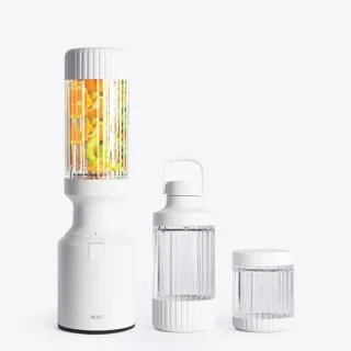 3-in-1 Smoothiemaker met 3 To-Go bekers - Wit