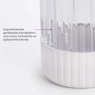 3-in-1 Smoothiemaker met 3 To-Go bekers - Wit