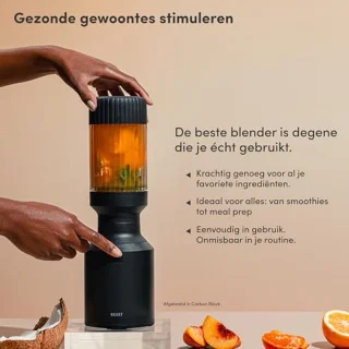3-in-1 Smoothiemaker met 3 To-Go bekers - Wit