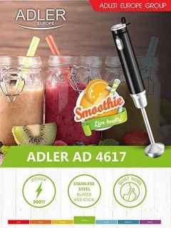 Adler AD 4617 Staafmixer zwart