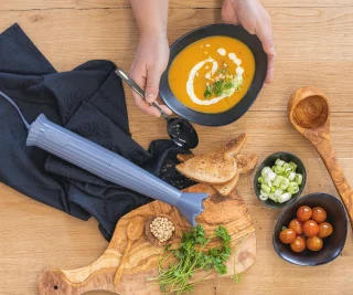 Alessi Staafmixer Plissé MDL10 G Grijs