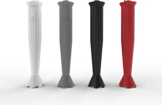Alessi Staafmixer Plissé MDL10 G Grijs