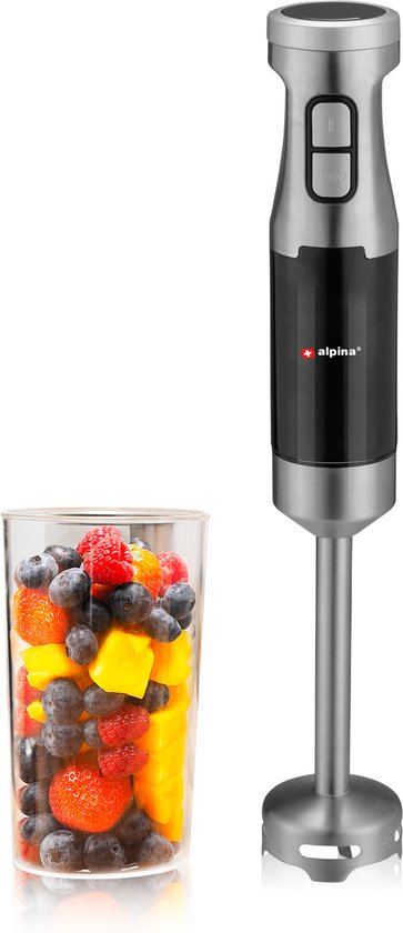 Alpina HB6700F-N Staafmixer Zwart/Zilver 1000W