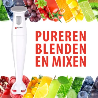 alpina Staafmixer Pureerstaaf 150W Roestvrijstaal
