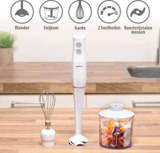 alpina Staafmixer Set 400W Wit