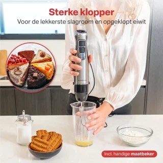AoraKitchen Staafmixer Set 6-delig