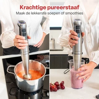AoraKitchen Staafmixer Set 6-delig