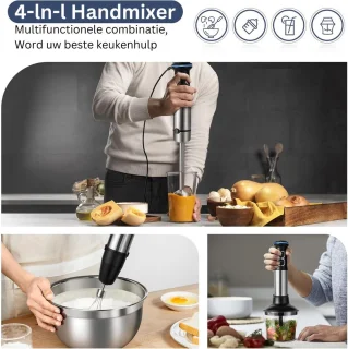 ApexArte Staafmixer met Hakmolen