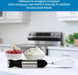 ApexArte Staafmixer met Hakmolen en Keukenmachine