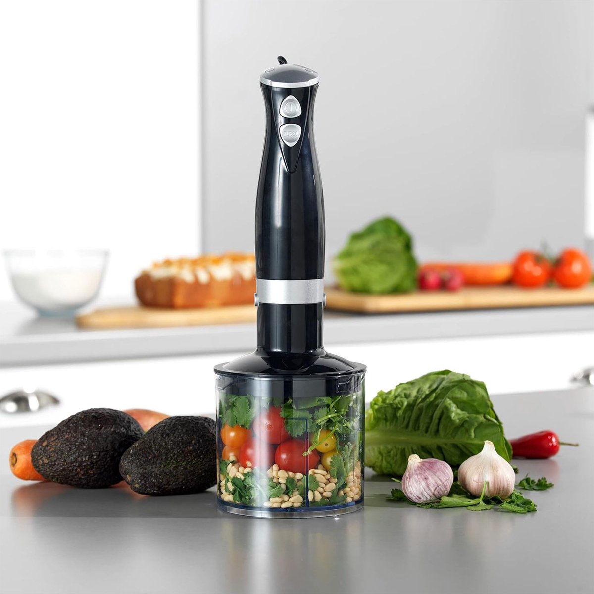 ApexArte Staafmixer met Hakmolen