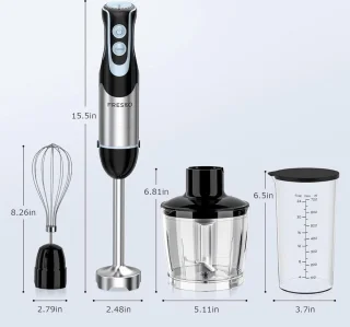 ApexArte Staafmixer met Hakmolen