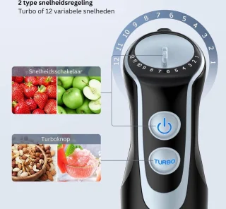 ApexArte Staafmixer met Hakmolen
