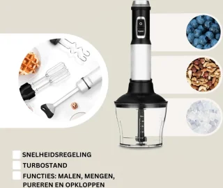 ApexArte Staafmixer Set Draadloos