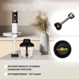 ApexArte Staafmixer Set Draadloos