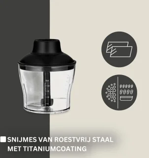 ApexArte Staafmixer Set Draadloos