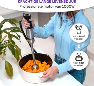 ApexArte Staafmixer Set Draadloos