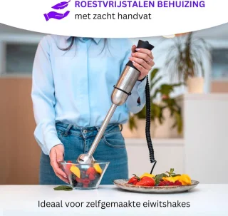 ApexArte Staafmixer Set Draadloos