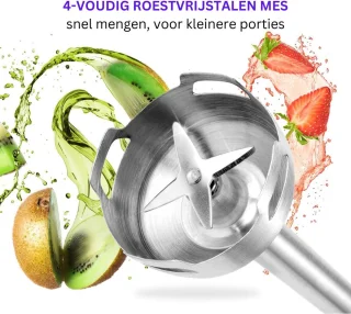 ApexArte Staafmixer Set Draadloos