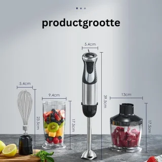 ApexArte Staafmixer Set Draadloos