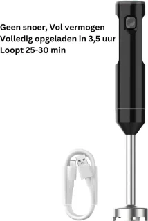 ApexArte Staafmixer Set Draadloos