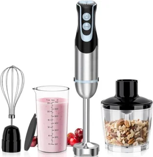 Aura 4-in-1 Staafmixer Set — Slim, Snel en Compact