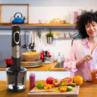 Aviro Staafmixer Set 1000W RVS